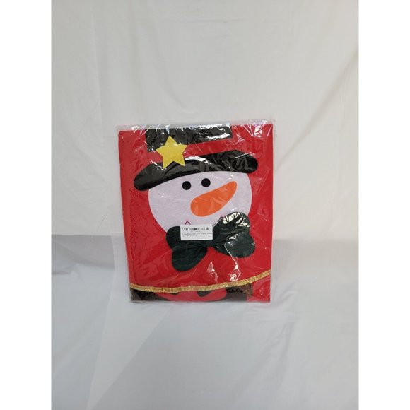 42" Christmas Tree Skirt Tree Cover Tree Skirts Mats Christmas Decorations (Red) - Picture 7 of 8